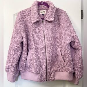 Universal Thread | Faux Fur Lavender Jacket | Size Large